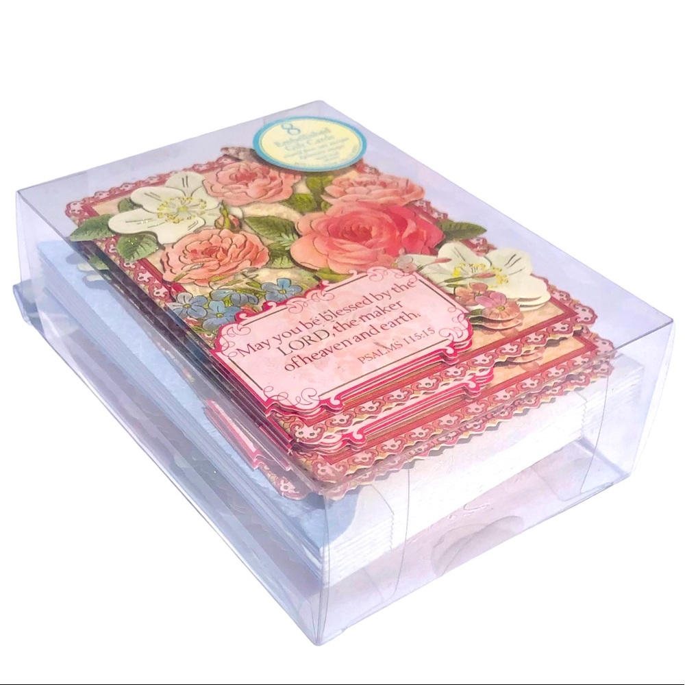 Pooch & Sweetheart Christian Embellished 3D Scripture Note Cards, 8 ct (96349)